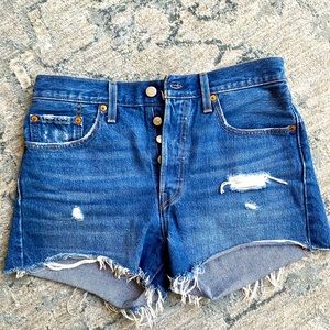 Levi’s 501 Premium High-Rise Denim Shorts